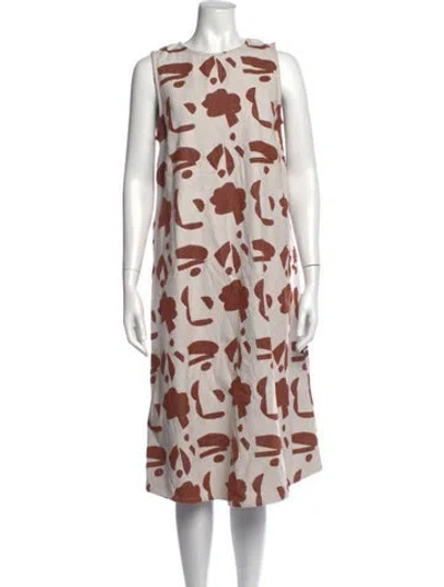 Pre-owned Ace & Jig Printed Midi Length Dress In Multicolor