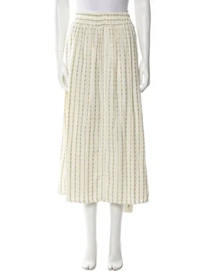 Pre-owned Ace & Jig Printed Midi Length Skirt In Neutral