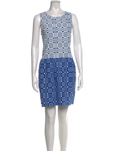 Pre-owned Ace & Jig Printed Mini Dress In Blue