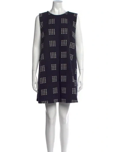 Pre-owned Ace & Jig Printed Mini Dress In Blue