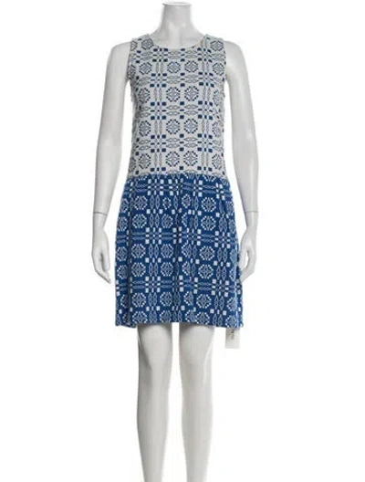 Pre-owned Ace & Jig Printed Mini Dress In Blue