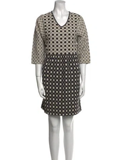 Pre-owned Ace & Jig Printed Mini Dress In Neutral