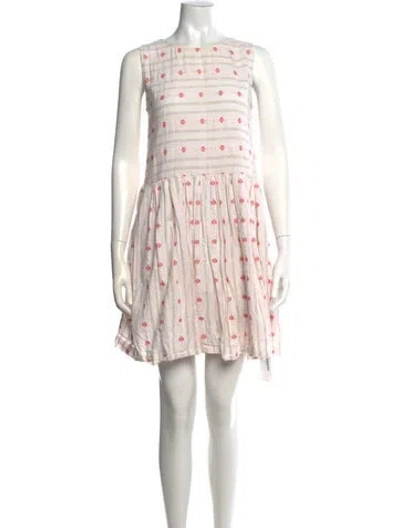 Pre-owned Ace & Jig Printed Mini Dress In Neutral