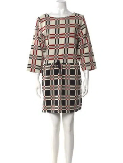 Pre-owned Ace & Jig Printed Mini Dress In Red