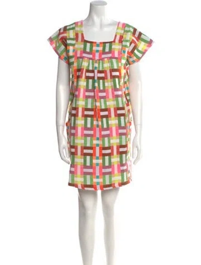 Pre-owned Ace & Jig Printed Mini Dress W/ Tags In Green