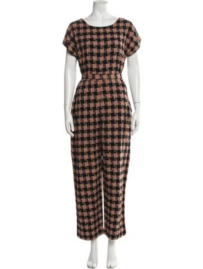 Pre-owned Ace & Jig Printed Scoop Neck Jumpsuit