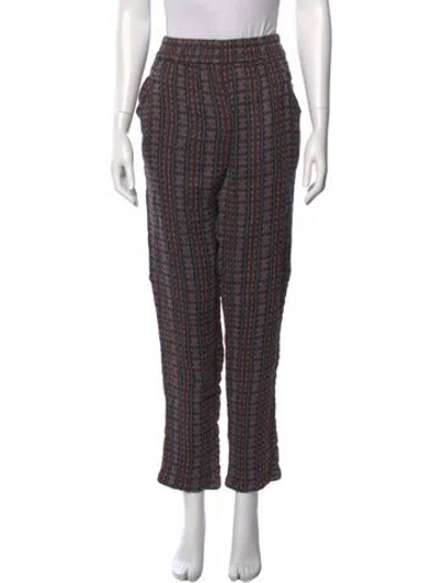 Pre-owned Ace & Jig Printed Straight Leg Pants In Multi