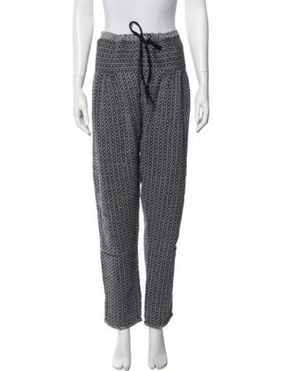 Pre-owned Ace & Jig Printed Sweatpants In Silver