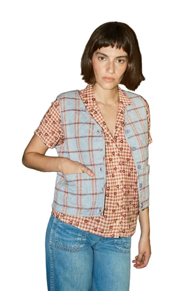 Ace & Jig Quilted And Reversible Vest In Multi