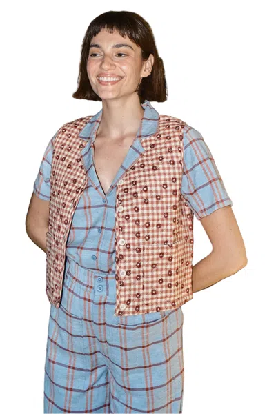 Ace & Jig Quilted And Reversible Vest In Multi