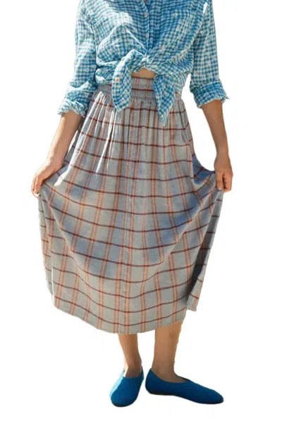 Ace & Jig Rara Reversible Midi Skirt In Multi