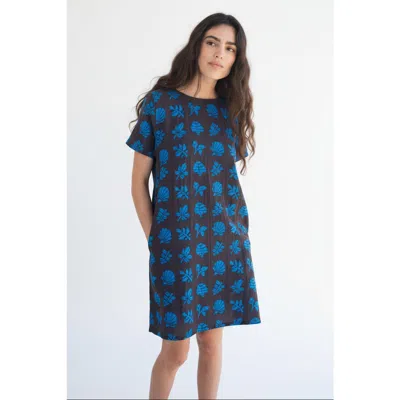Ace & Jig Riley A-line Mini Dress In Blue