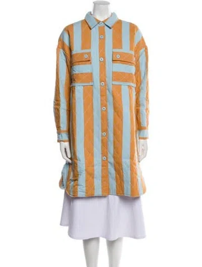 Pre-owned Ace & Jig Striped Coat W/ Tags In Multi