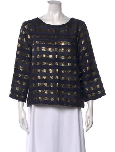 Pre-owned Ace & Jig Striped Crew Neck Top In Multi