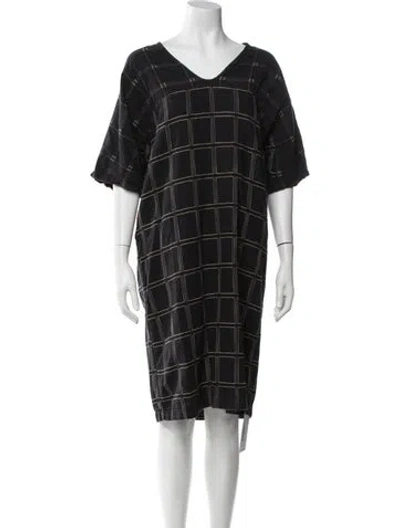 Pre-owned Ace & Jig Striped Dress In Grey