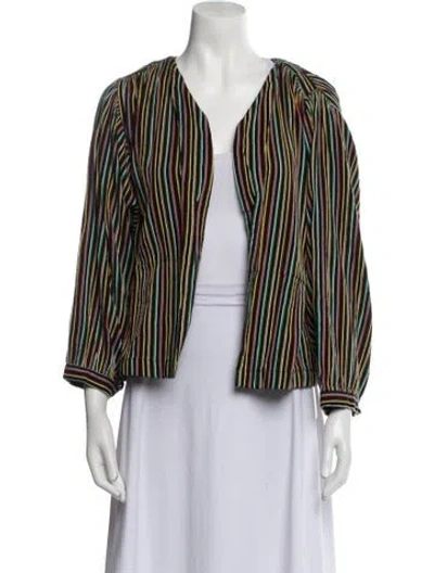 Pre-owned Ace & Jig Striped Evening Jacket W/ Tags In Multi