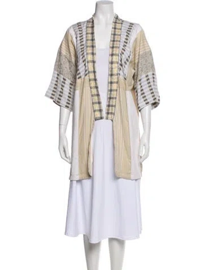 Pre-owned Ace & Jig Striped Jacket In Neutral