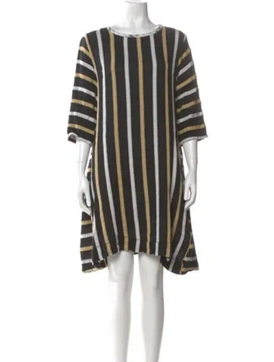 Pre-owned Ace & Jig Striped Knee-length Dress In Multi