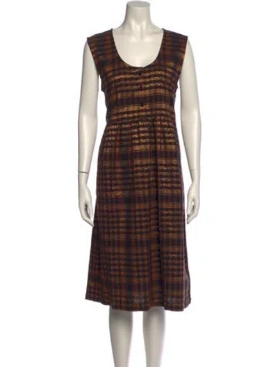 Pre-owned Ace & Jig Striped Midi Length Dress