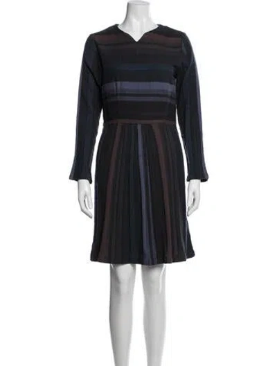 Pre-owned Ace & Jig Striped Mini Dress In Blue