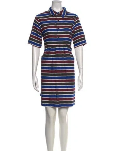 Pre-owned Ace & Jig Striped Mini Dress In Multi