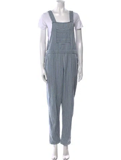 Pre-owned Ace & Jig Striped Square Neckline Jumpsuit
