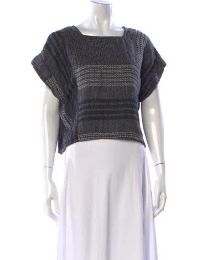 Pre-owned Ace & Jig Striped Square Neckline Top In Multi