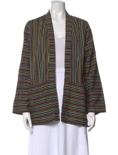 Pre-owned Ace & Jig Striped V-neck Sweater In Multi