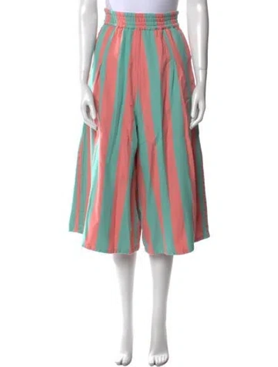 Pre-owned Ace & Jig Striped Wide Leg Pants In Pink