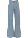 Ace Harper The Jennifer Wide-leg Jeans In Blue