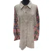 ACE TRADING PLAID SHIRT IN PINK