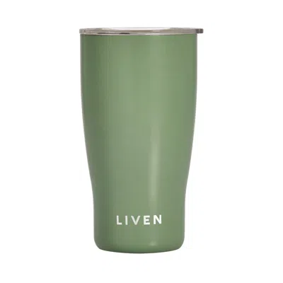 Acera Green Liven Glow™ Ceramic-coated Stainless Steel Tumbler