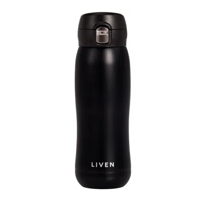 Acera Liven Glow™ Ceramic-coated Insulated Stainless Steel Water Bottle - Black