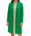 A.c.g. Los Angeles Long Sleeve & Pockets Loose Fit Solid Cardigan In Kelly Green In Green