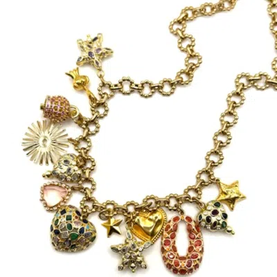 Achala Handcrafted Women's Gold Oh La La Necklace