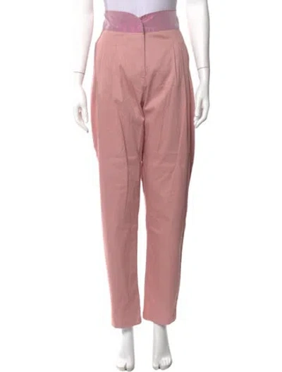 Pre-owned Acheval Pampa Straight Leg Pants In Pink/purple