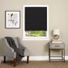 Achim 1/2/2003 Cordless Room Darkening Pleated Shade In Black