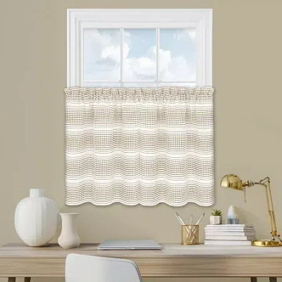 Achim 2-pc. Rod Pocket Window Tier In Neutral