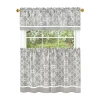 Achim Arlington 3-pc. Rod Pocket Window Tier In Gray