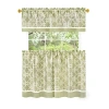 Achim Arlington 3-pc. Rod Pocket Window Tier In Green