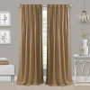 Achim Back Tab Blackout Single Curtain Panel In Brown