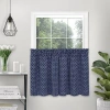 Achim Bedford 2-pc. Rod Pocket Window Tier In Blue