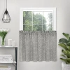 Achim Bedford 2-pc. Rod Pocket Window Tier In Gray