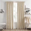 Achim Blake Rod Pocket Light-filtering Single Curtain Panel In Sand