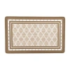 Achim Boho Anti Fatigue 18"x30" Kitchen Mat In Brown