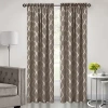 Achim Bombay Rod Pocket Light-filtering Single Curtain Panel In Brown
