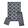 Achim Capri 3-pc. Ogee Rectangular Rug Set In Blue