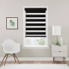 Achim Celestial Cordless Room Darkening Roller Shade In Black