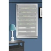 Achim Celestial Sheer Cordless Double Layered Window Shade, 33" X 72" In Grey