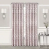 Achim Charlotte Rod Pocket Light-filtering Single Curtain Panel In Pink